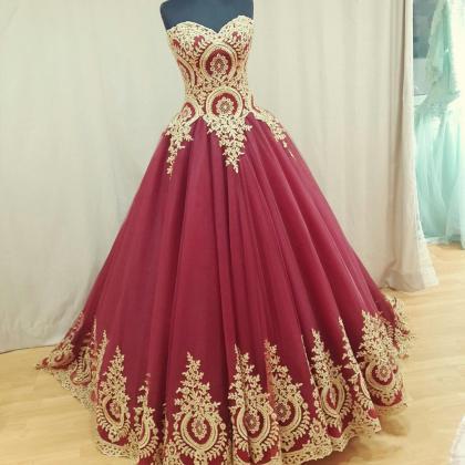 Wine Red Wedding Dress,burgundy Wedding Gowns,ball..