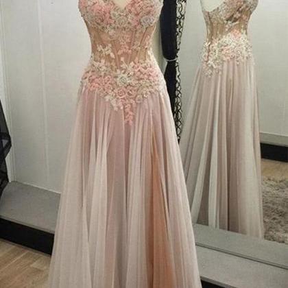 Long Prom Dress, Princess Prom Dresses, Sweetheart..