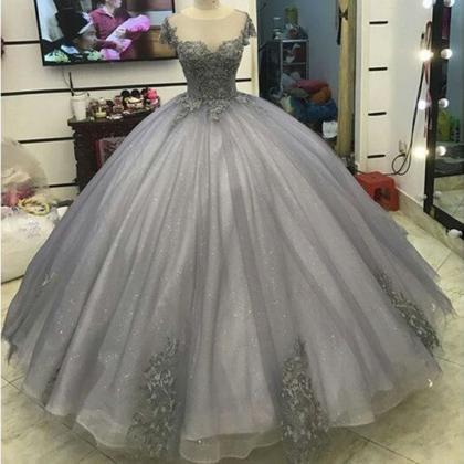 Quinceanera Dress, Ball Gown Prom Dress Formal..