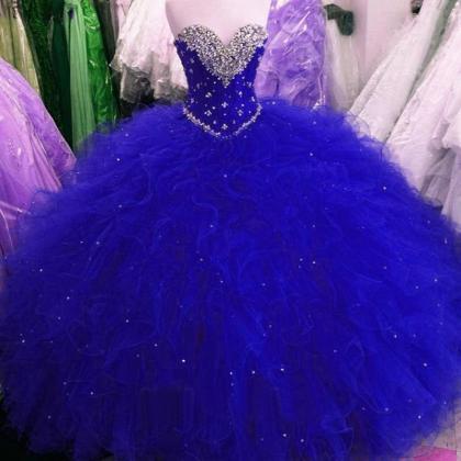 Ball Gown Princess Red Quinceanera Dresses..