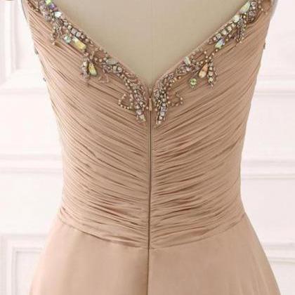 P3402 Champagne Beaded Embellished..