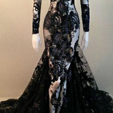 P3408 Elegant Prom Dress,beaded Prom Dress,mermaid..