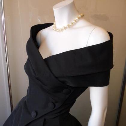 P3410 Black Prom Dress,Off The Shou..