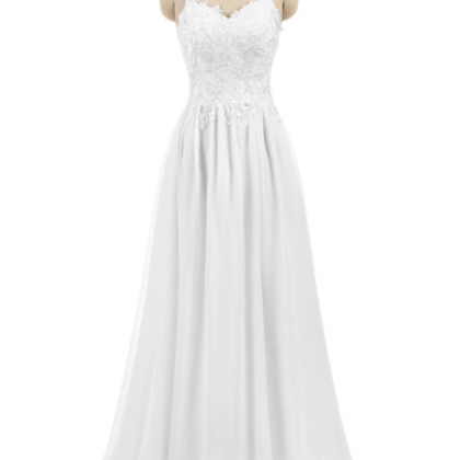 W3509 Bride Marry Dress White Chiffon Embroidery..