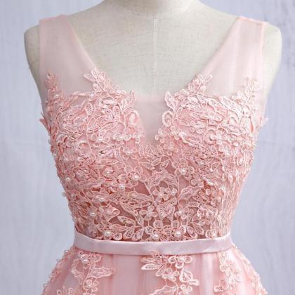 P3685 Blush Pink Evening Dress Prom Dress With..