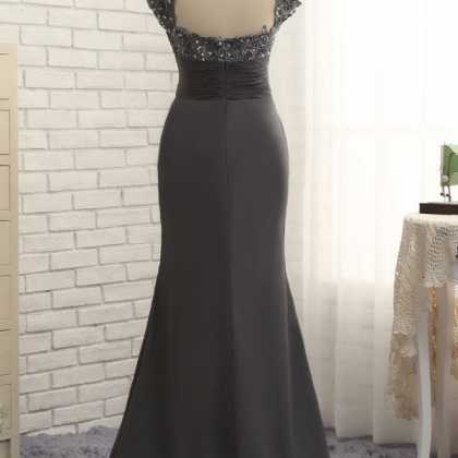 P3714 Grey Mother Of Bride Dresses,lace Prom..