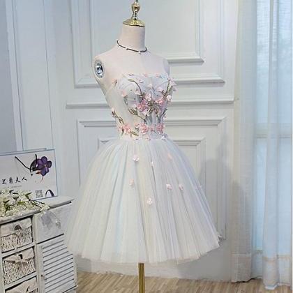 H3813 Charming Tulle Short Prom Dress,homecoming..