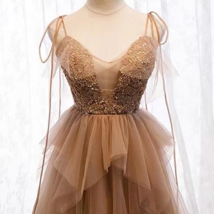 P3820 Spaghetti Strap Prom Dress,cute Party Dress,..