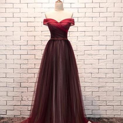 P3830 Gradient Red And Black Tulle Sweetheart..