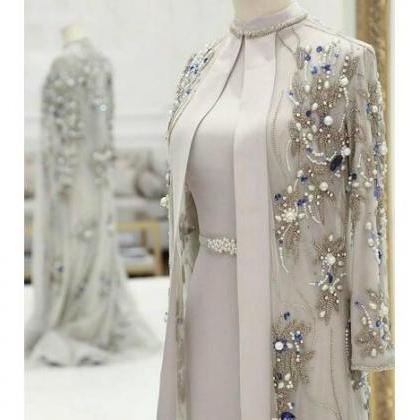 P3854 Gorgeous Beaded Mother Of The Bride Dresses..