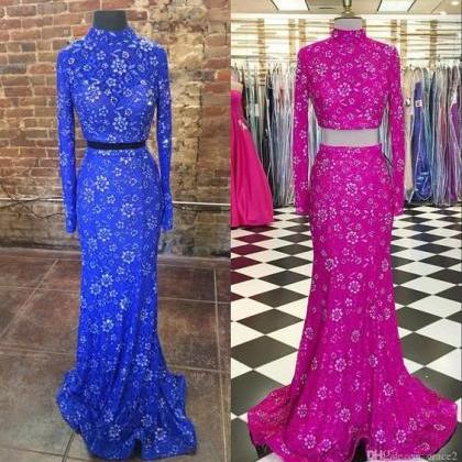 High Collar Prom Dresses 2017 Styles With Long..