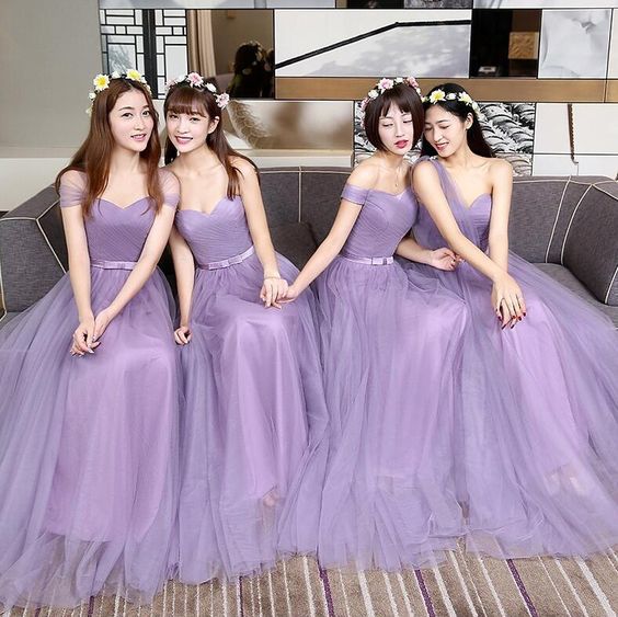 Purple Bridesmaid Dress,purple Prom Dress , Tulle Dress