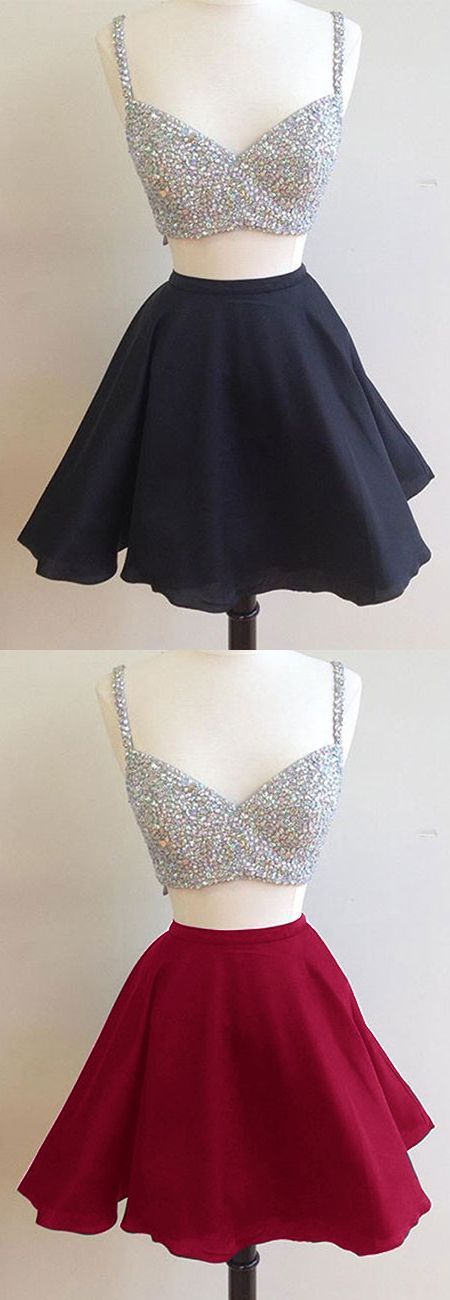 Homecoming Dress,homecoming Dresses,short Homecoming Dress, Two-piece  Homecoming Dress on Luulla