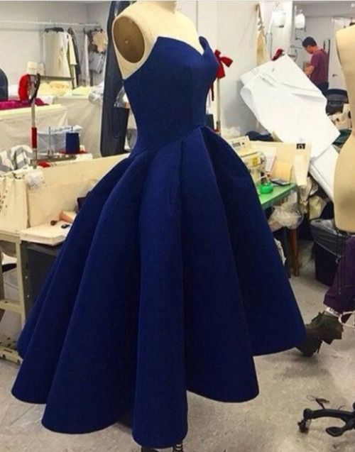 Cute Homecoming Dress,simple Ball Gown Short Dark Blue Prom Dress For Teens, Navy Homecoming Dresses, High Low Prom Dress, Unique Party Dress,