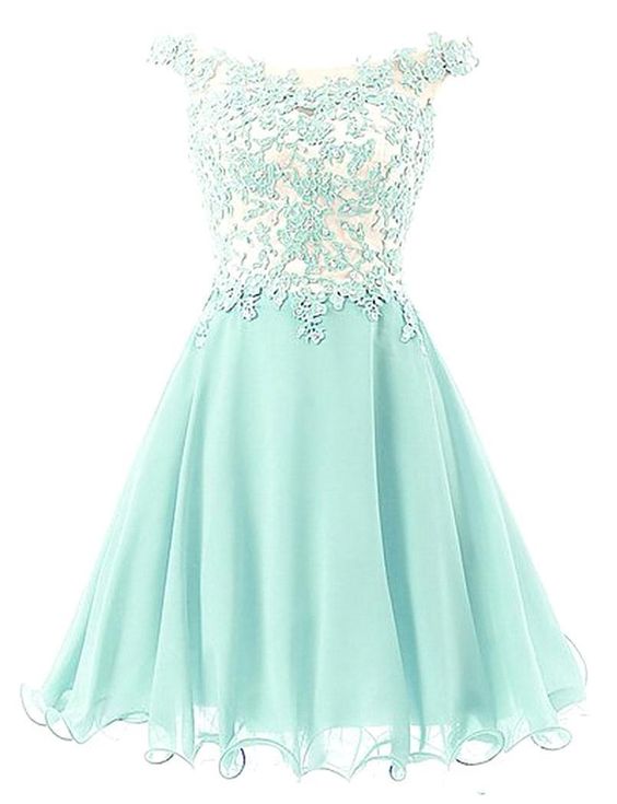 tank top homecoming dresses Aqua Sweetheart A Line Short Homecoming Dresses With Keyhole, Aqua / 12