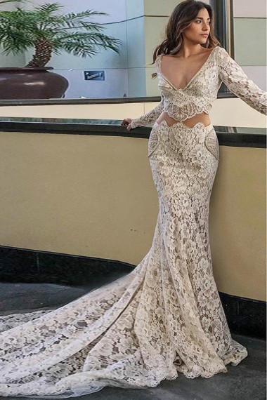 white lace beaded dress