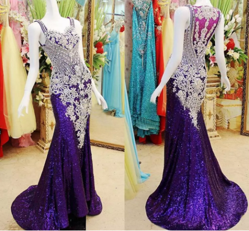Elegant 2018 New Stunning Sparking Beaded Prom Dress Party Dress Evening Gown With Cover Back,P2029