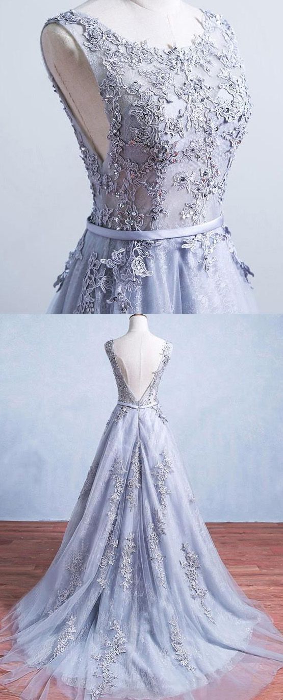 Long Prom Dresses, Lace Prom Dresses, Sexy Prom Dresses, Prom Dresses Long, Grey Prom Dresses, Prom Dresses Lace, Long Lace Prom Dresses, Long