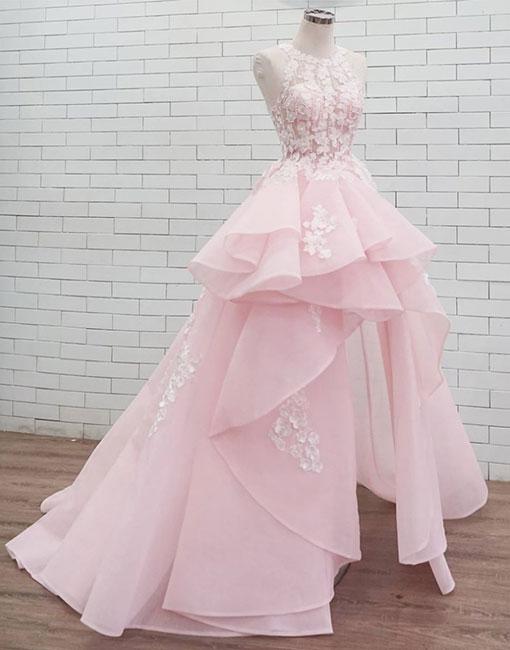 long sweet 16 dresses pink