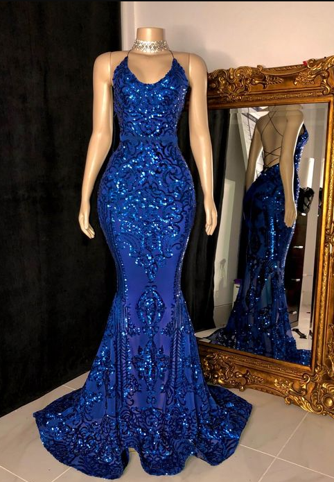 P3783 Sexy Royal Blue Evening Dresses, Prom Dresses