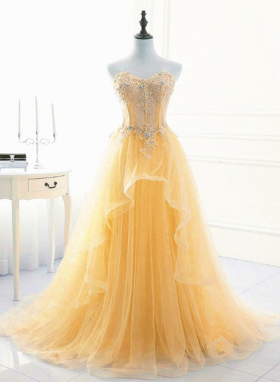 P3789 Elegant Lovely Off The Shoulder Tulle Formal Prom Dress, Beautiful Long Prom Dress, Banquet Party Dress