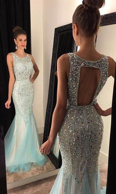 evening gown backless