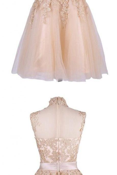 Lace Prom Dress,short Prom Dress,fashion Homecoming Dress,sexy Party Dress,custom Made Evening Dress