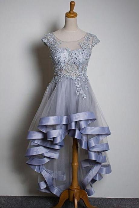 High Low Lace Layers Homecoming Dress Party Dresses,Perfect Homecoming Dresses,
