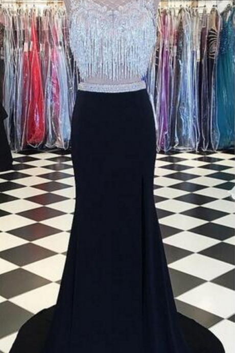 Charming Prom Dress, Mermaid Evening Dress, Formal Evening Gown,p