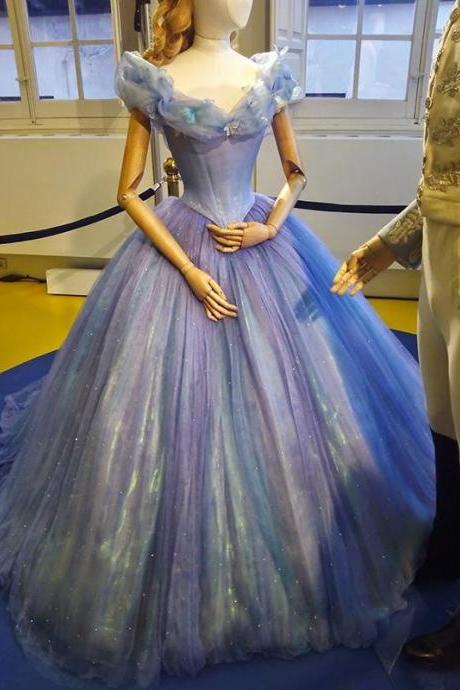 Cinderella Ball Gown Quinceanera Dresses For Sweet 16 Party,P2147