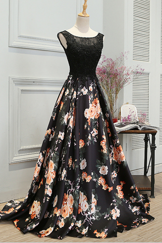 Stylish A Line Lace Long Prom Dress,evening Dress,formal Dresses,p3329
