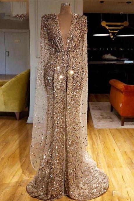 P3858 Sparky Prom Dresses, Beading Prom Dresses, Pearls Prom Dresses, Custom Make Evening Dresses, Fashion Evening Gowns, Party Dresses