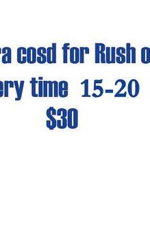Extra Cost Of Rush Order, Get Goods Within 7-15 Days