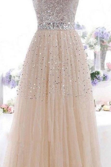 Sweetheart Tulle Sequins Maxi Sexy Party Prom Dresses 2017 Style Fashion Evening Gowns