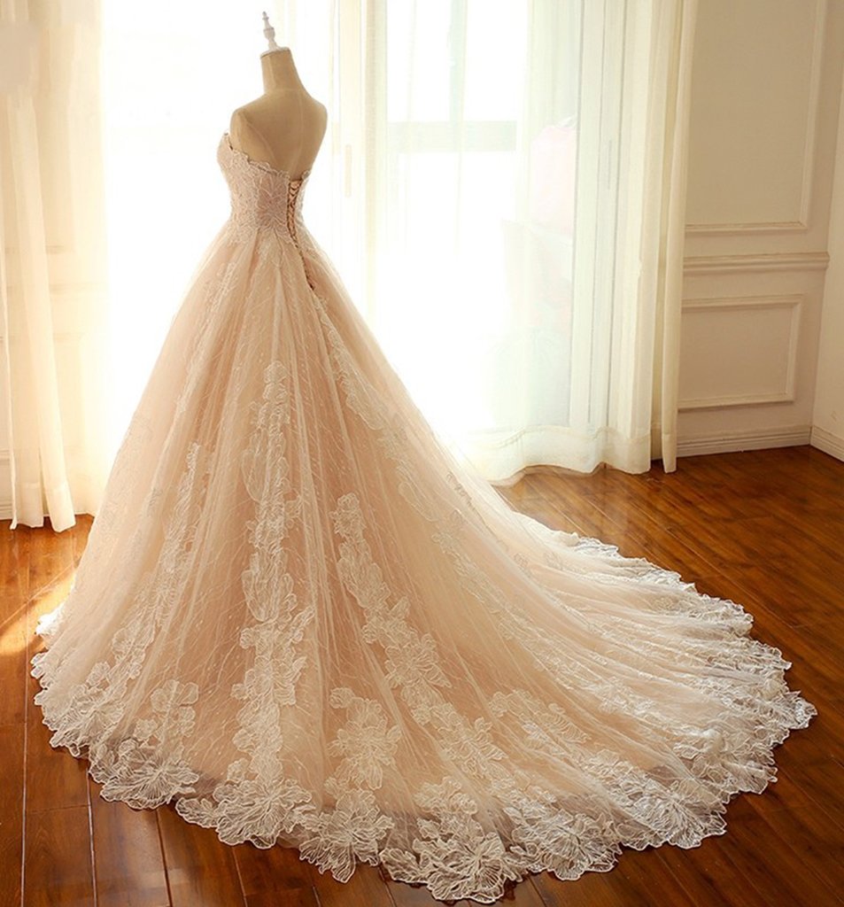 Sweetheart Neck Long Prom Dress Evening Dress main image 1